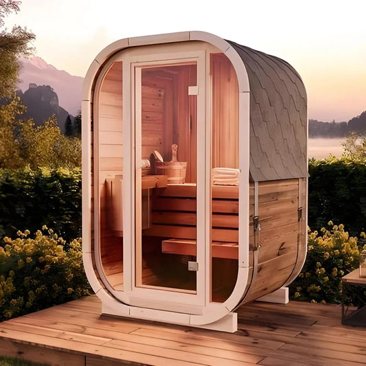 Portable Traditional Outdoor Sauna for Compact Personal Use