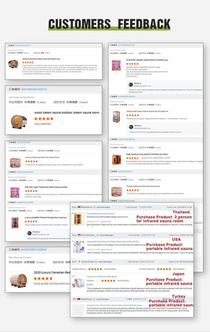 Custom Hemlock Barrel Sauna Room for Outdoor Relaxation