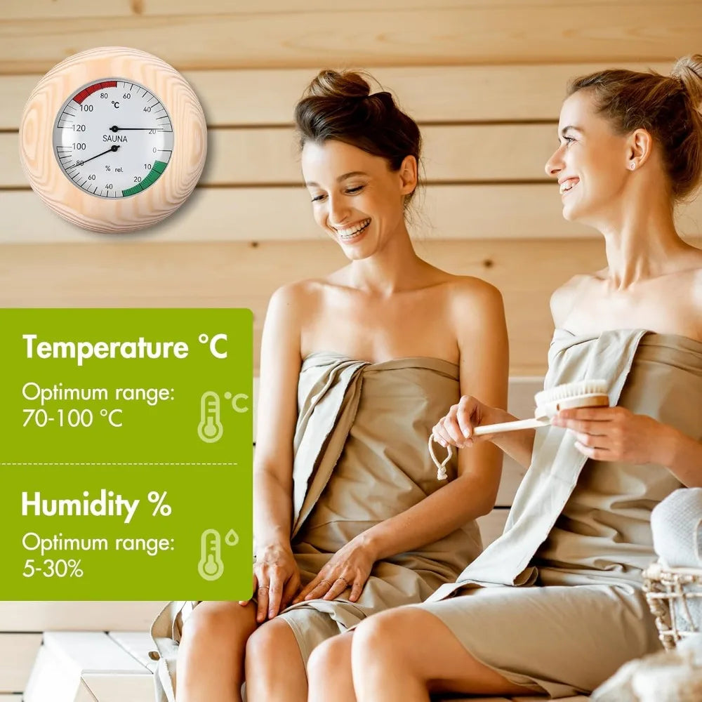 2-in-1 Digital Sauna Thermometer and Hygrometer