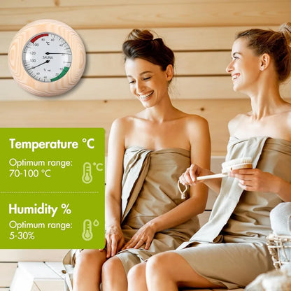 2-in-1 Digital Sauna Thermometer and Hygrometer
