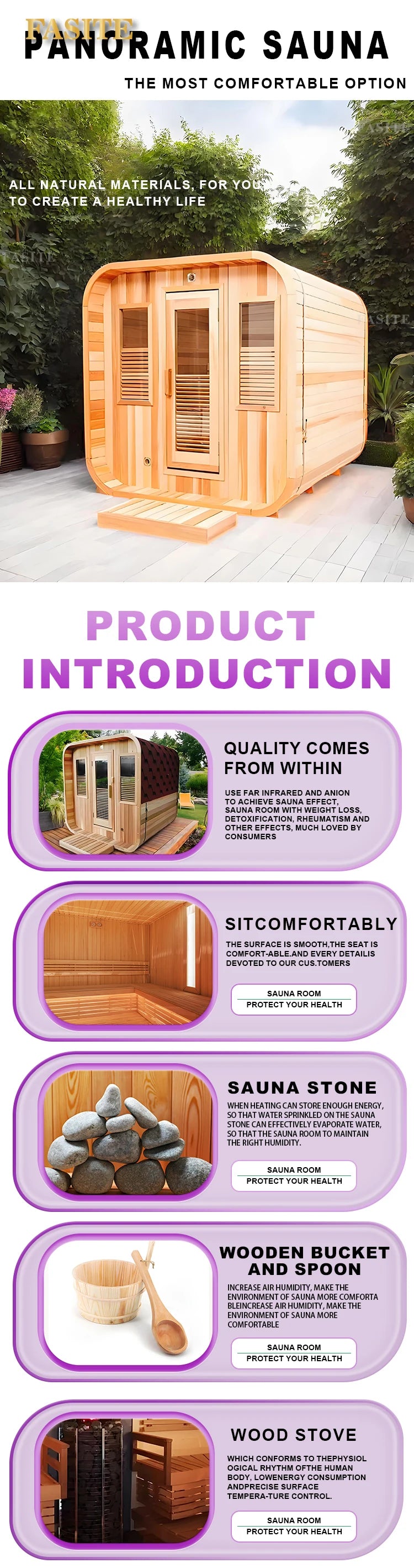 Portable Traditional Outdoor Sauna for Compact Personal Use