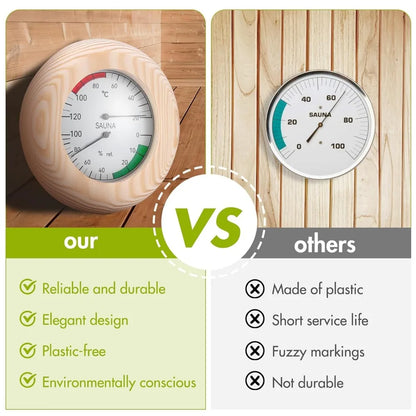 2-in-1 Digital Sauna Thermometer and Hygrometer