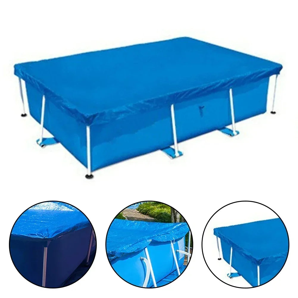 Square Pool Cover with Bracket for Debris Protection