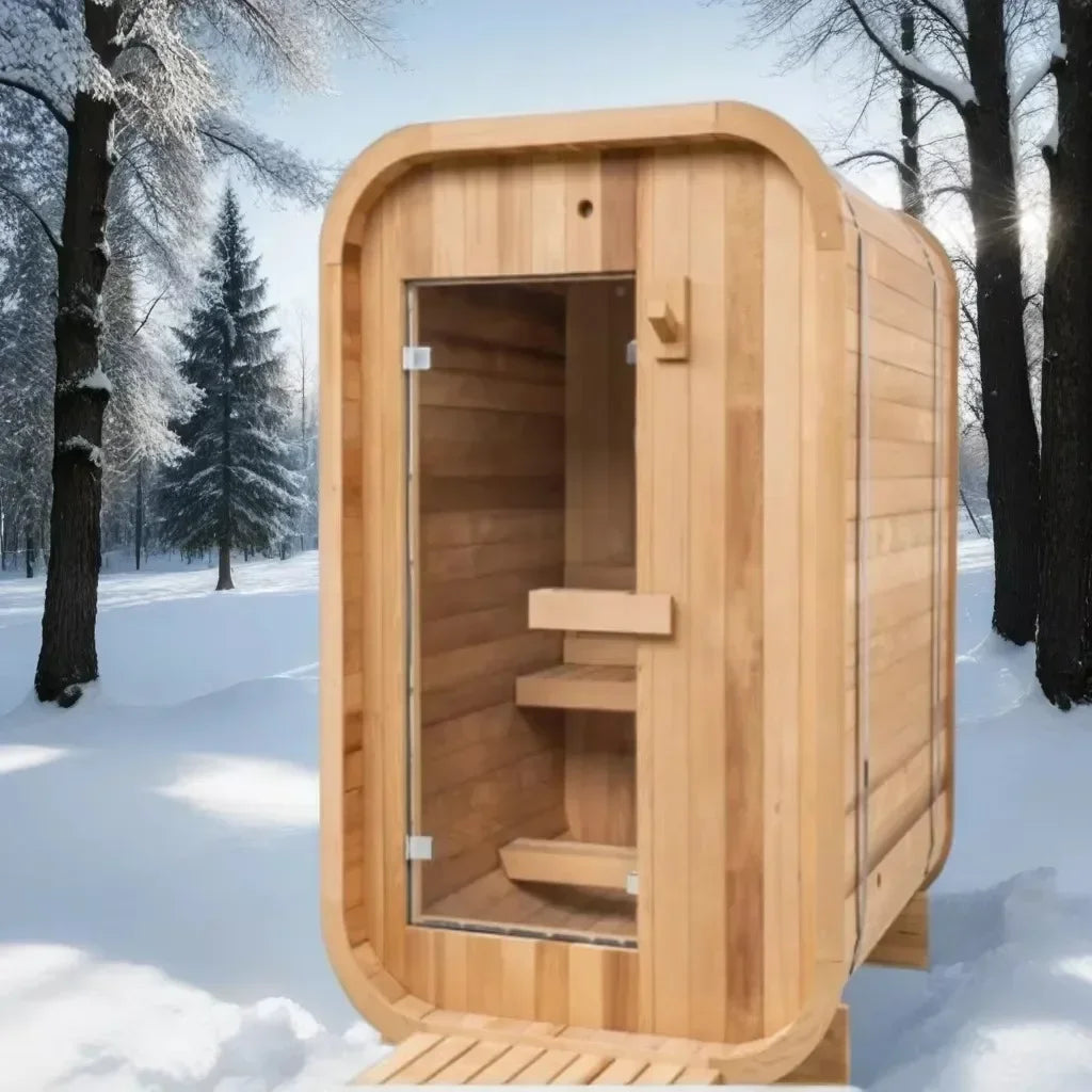 Portable Traditional Outdoor Sauna for Compact Personal Use