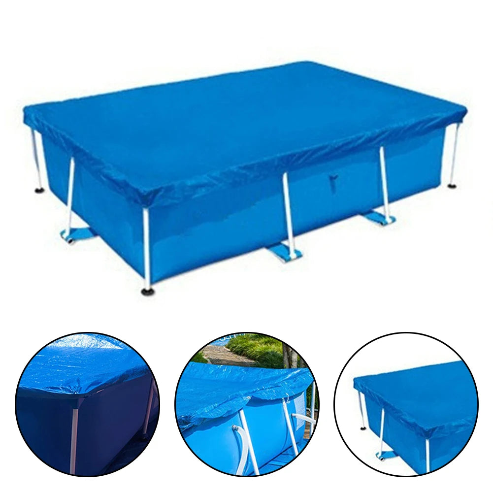 Square Pool Cover with Bracket for Debris Protection