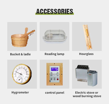 Full Glass Outdoor Cube Sauna Mini Sauna Room